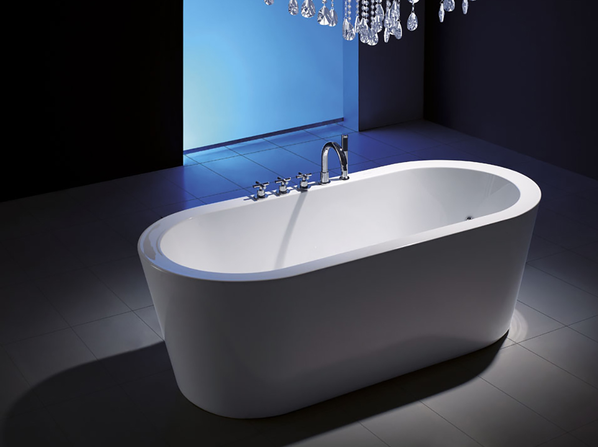 bathtub (7) rounded rectangle white bathtub