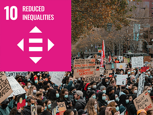 sdg (10) sdg goal, reduce inequalities