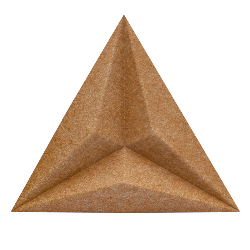 shape triangle 3d panel triangle deep brown patterns