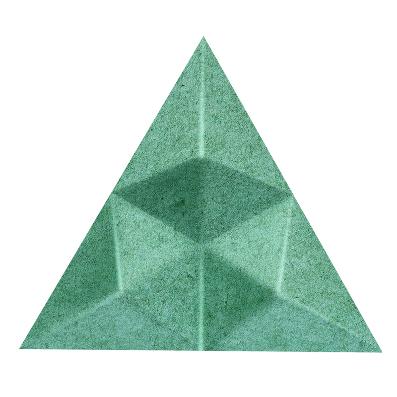 3d triangle green 3d panel triangle green patterns