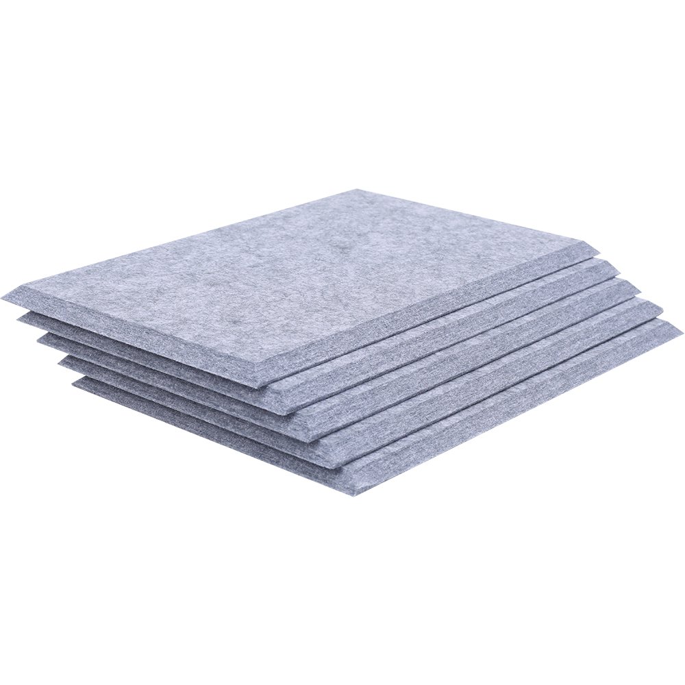 PET-grey Rectangle panel grey PET