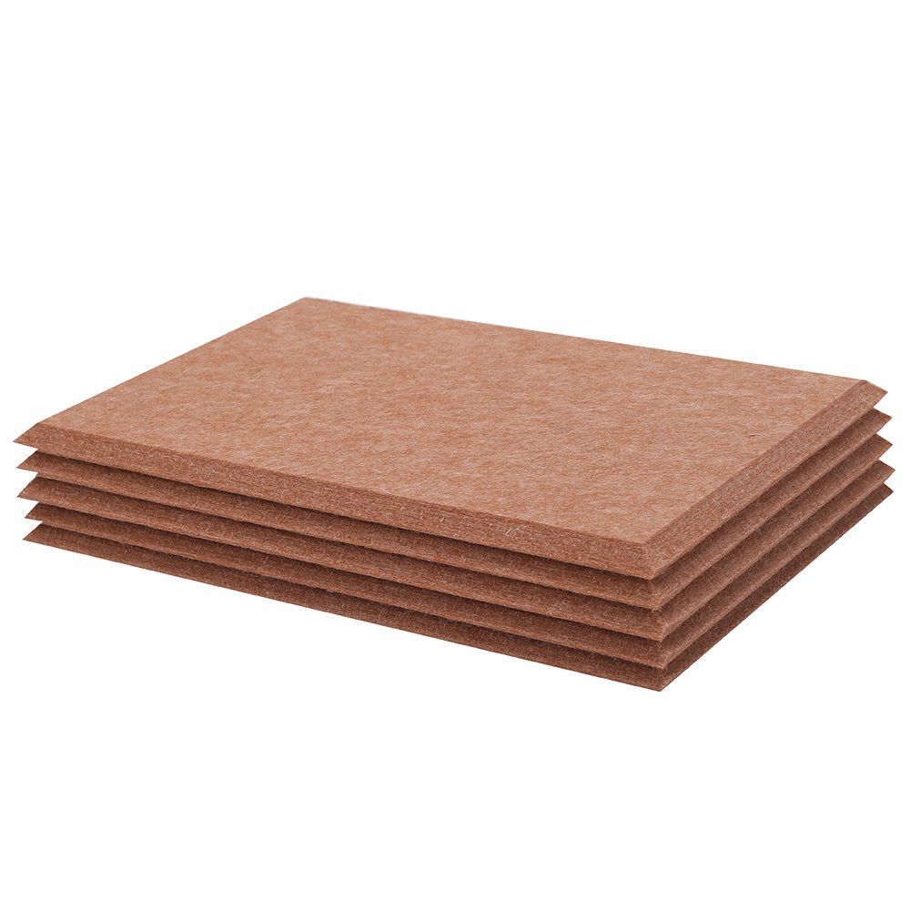 Rectangle-brown Rectangle panel brown PET