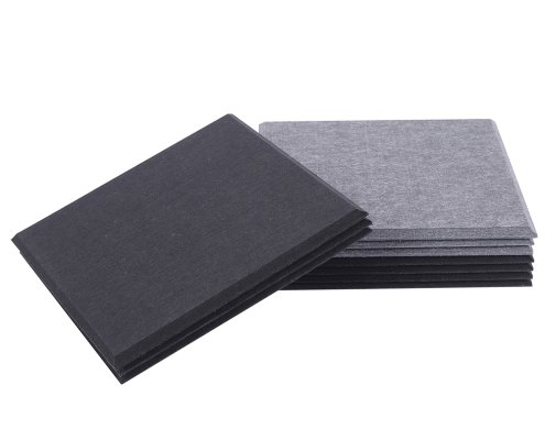 square-98 black and grey shapes square panel with bevel
