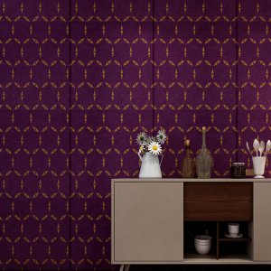 Printed PET Panel banner Printed PET Panel purple color
