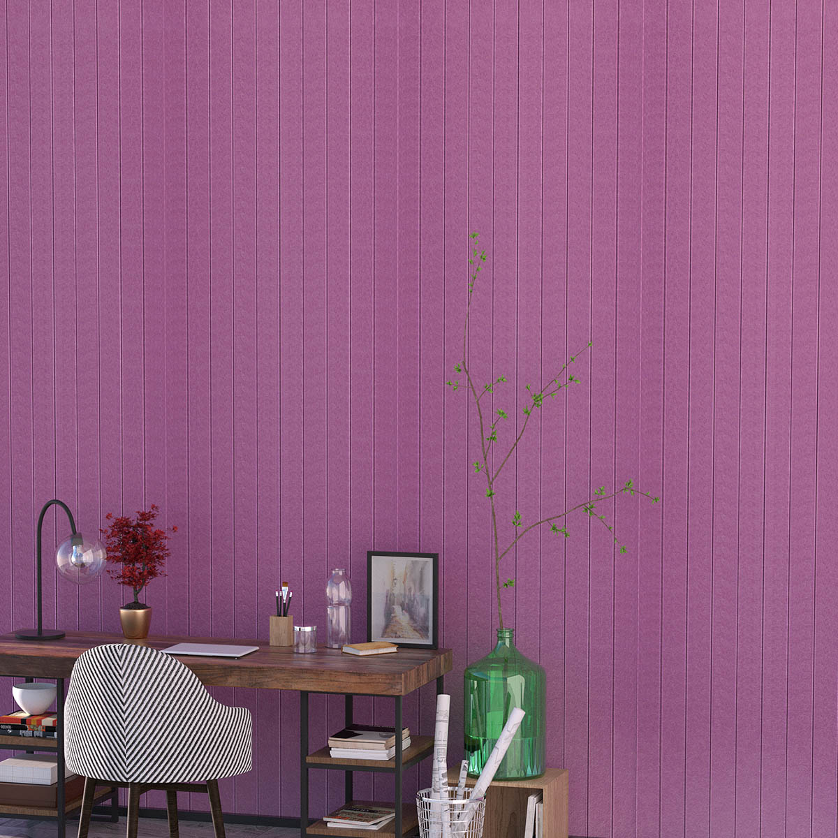 wall panel-21 purple wall panel
