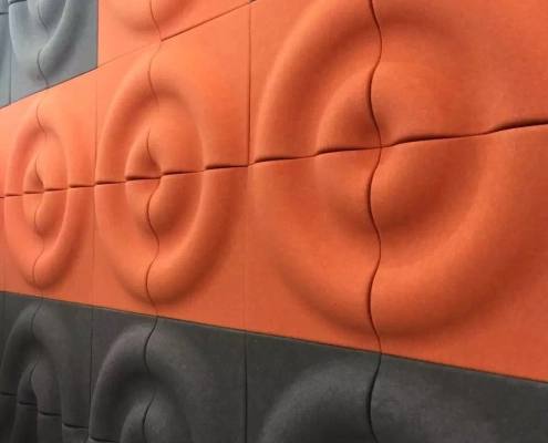 3D acoustic panels