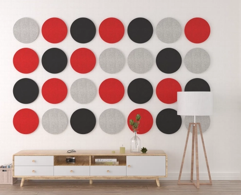 round shapes wall