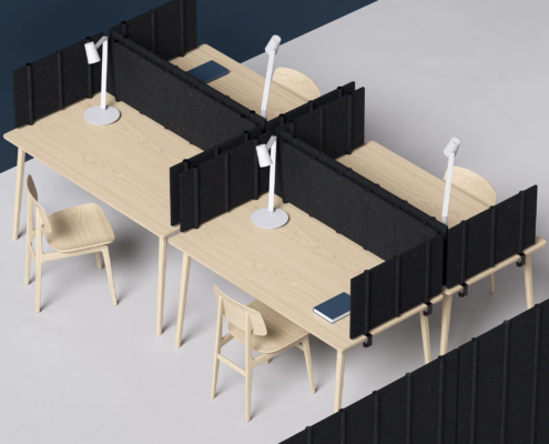 Standing Office Partition application